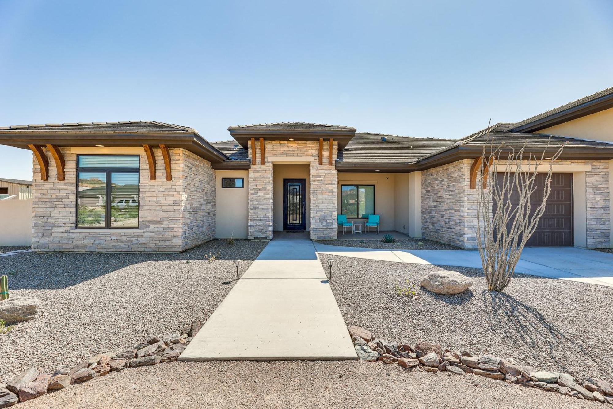 Luxurious Desert Oasis Fireplace And Private Pool! Villa Apache Junction Exterior photo