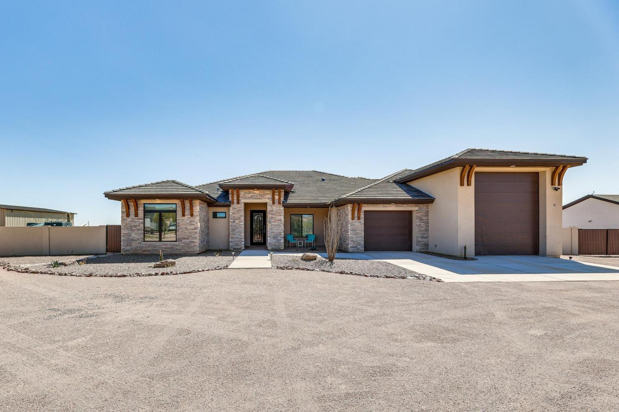 Luxurious Desert Oasis Fireplace And Private Pool! Villa Apache Junction Exterior photo